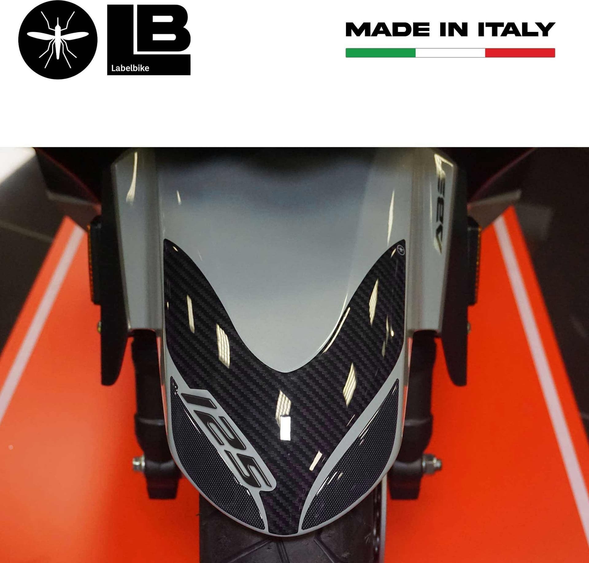 Adesivo 3D Protezione Parafango anteriore compatibile con Honda Forza 125 2022 - 3
