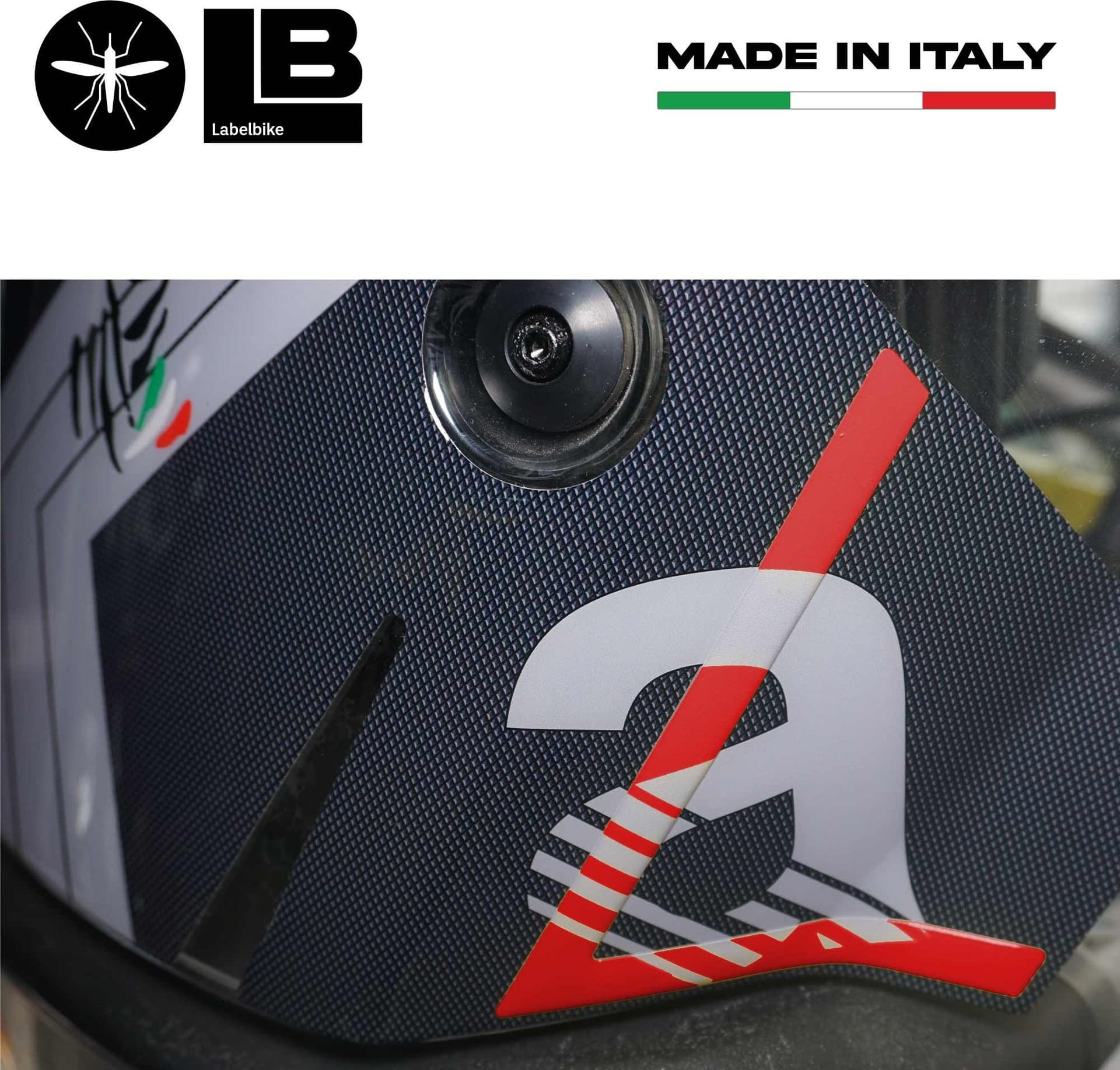 Adesivi 3D Protezione Cupolino compatibili con Aprilia Tuareg 660 2022-2025 - 9