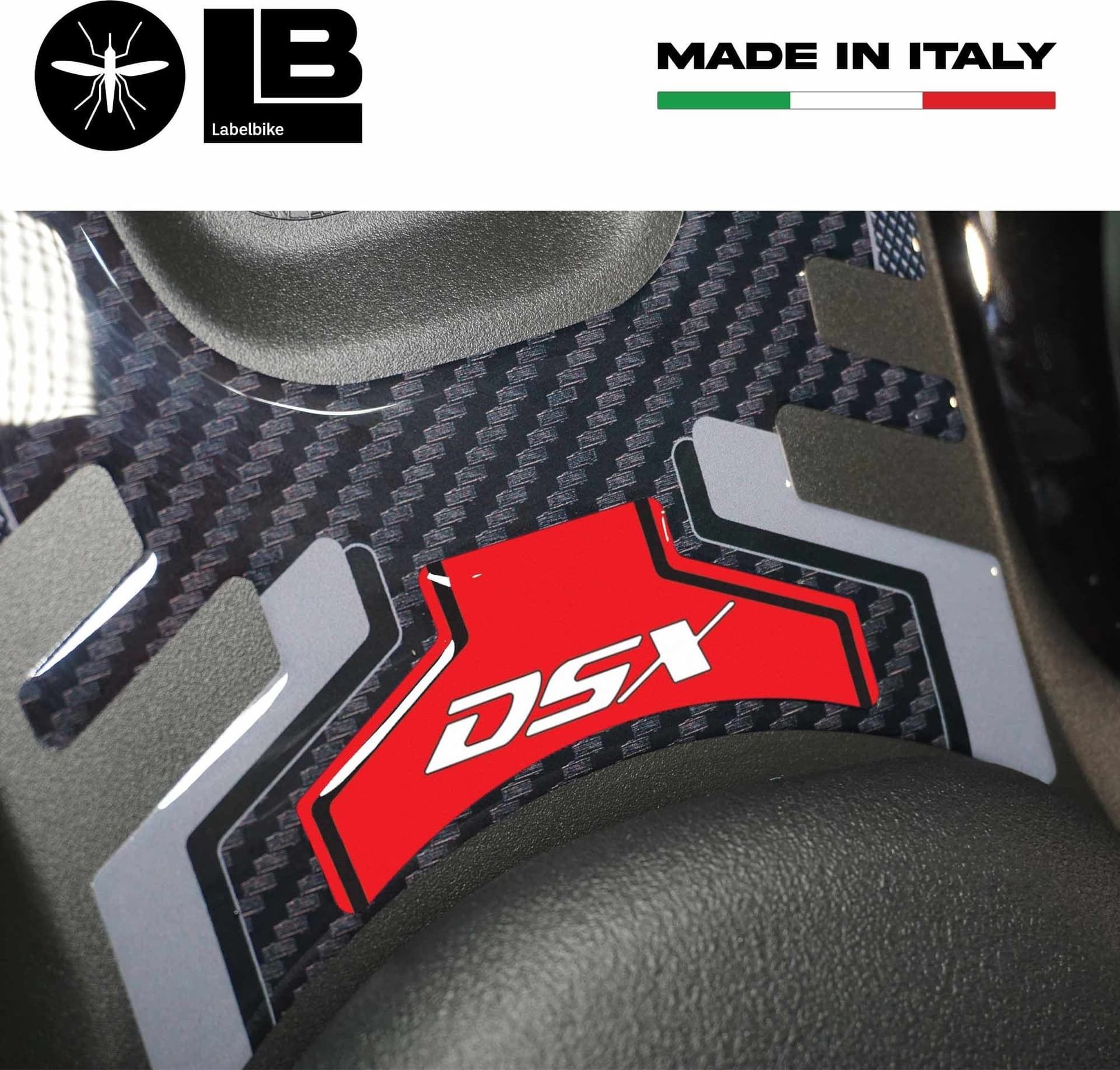 Adesivo 3D Paraserbatoio compatibile con serbatoio moto Voge Valico 500DSX 2021 - 12