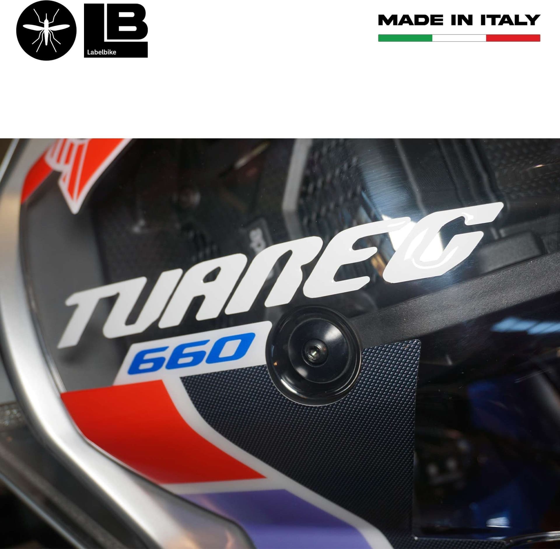 Adesivi 3D Protezione Cupolino compatibili con Aprilia Tuareg 660 Tagelmust 2022 - 6