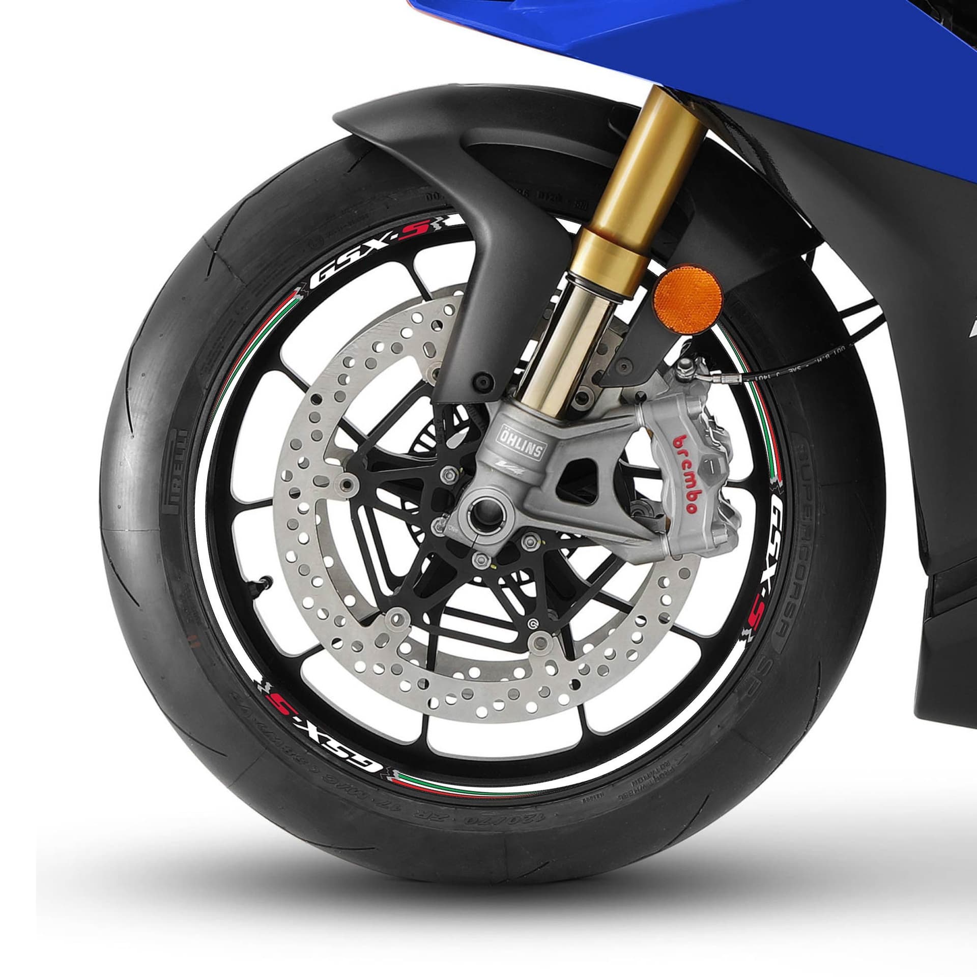 Kit Strisce Adesive Cerchi 17" compatibile con Suzuki GSX-S 750-1000 - 18