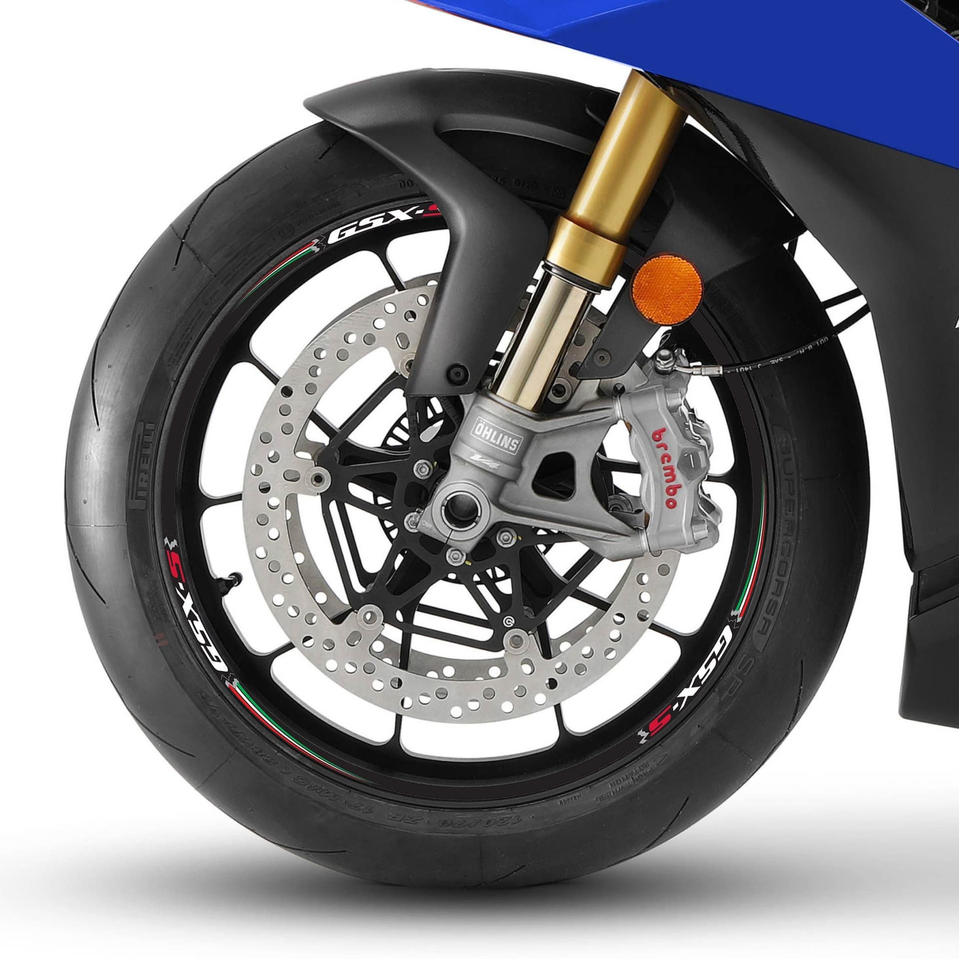 Kit Strisce Adesive Cerchi 17" compatibile con Suzuki GSX-S 750-1000 - 20