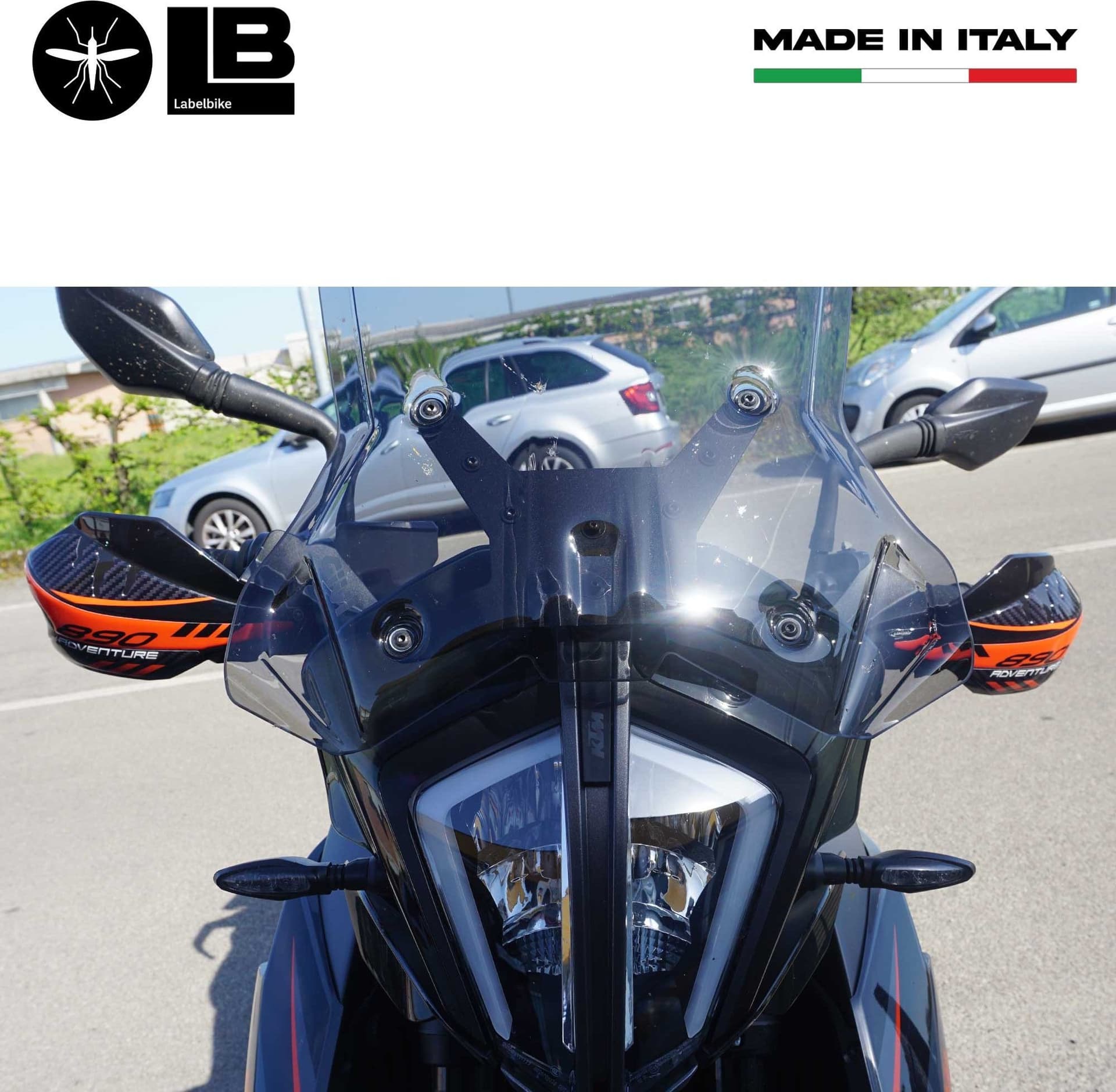 Adesivi 3D Protezione Paramani moto compatibile con KTM 890 Adventure 2021-2022 - 6