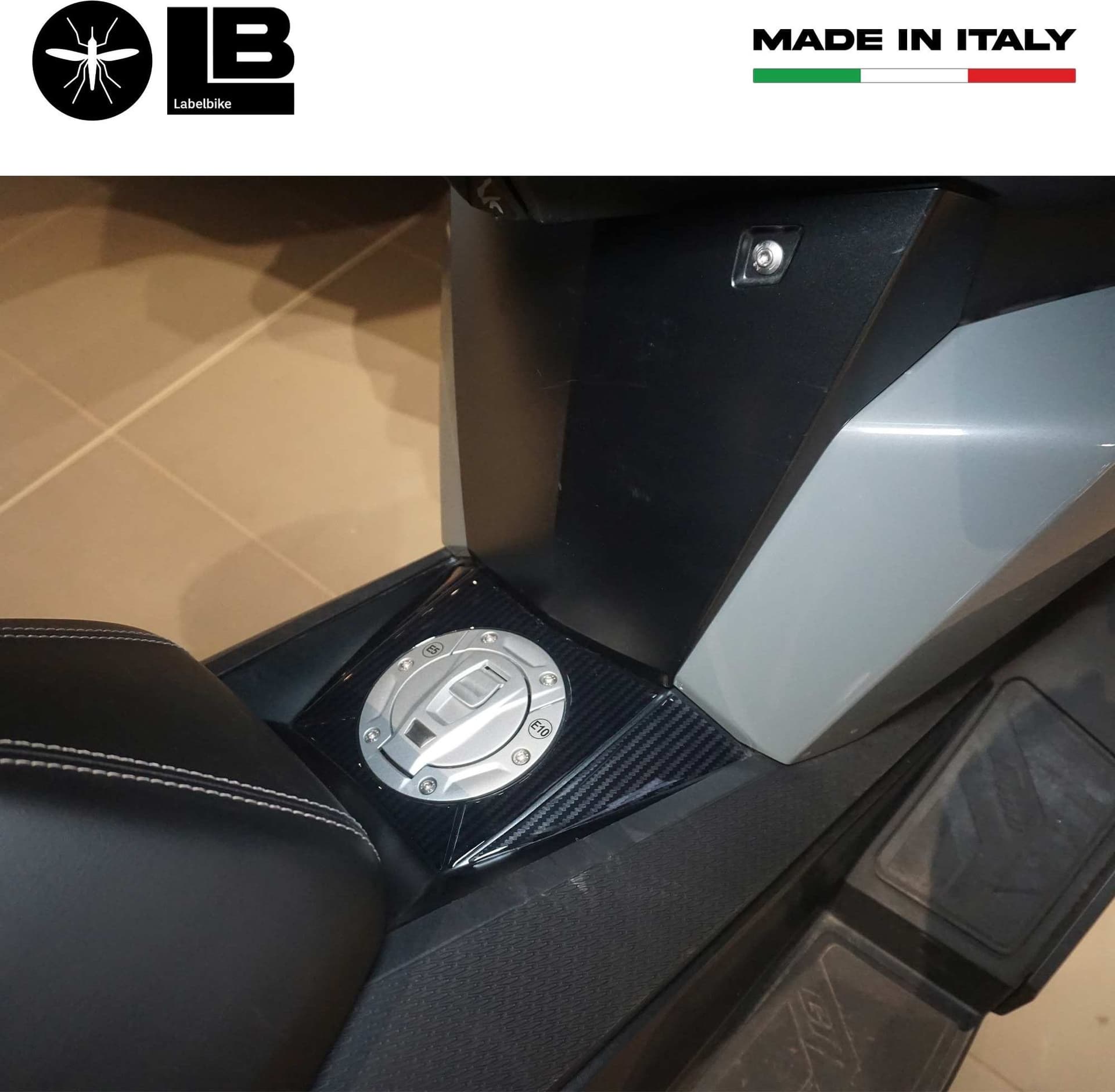Protezioni pedana centrale adesivi in resina gel 3D compatibili con BMW C400GT - 5