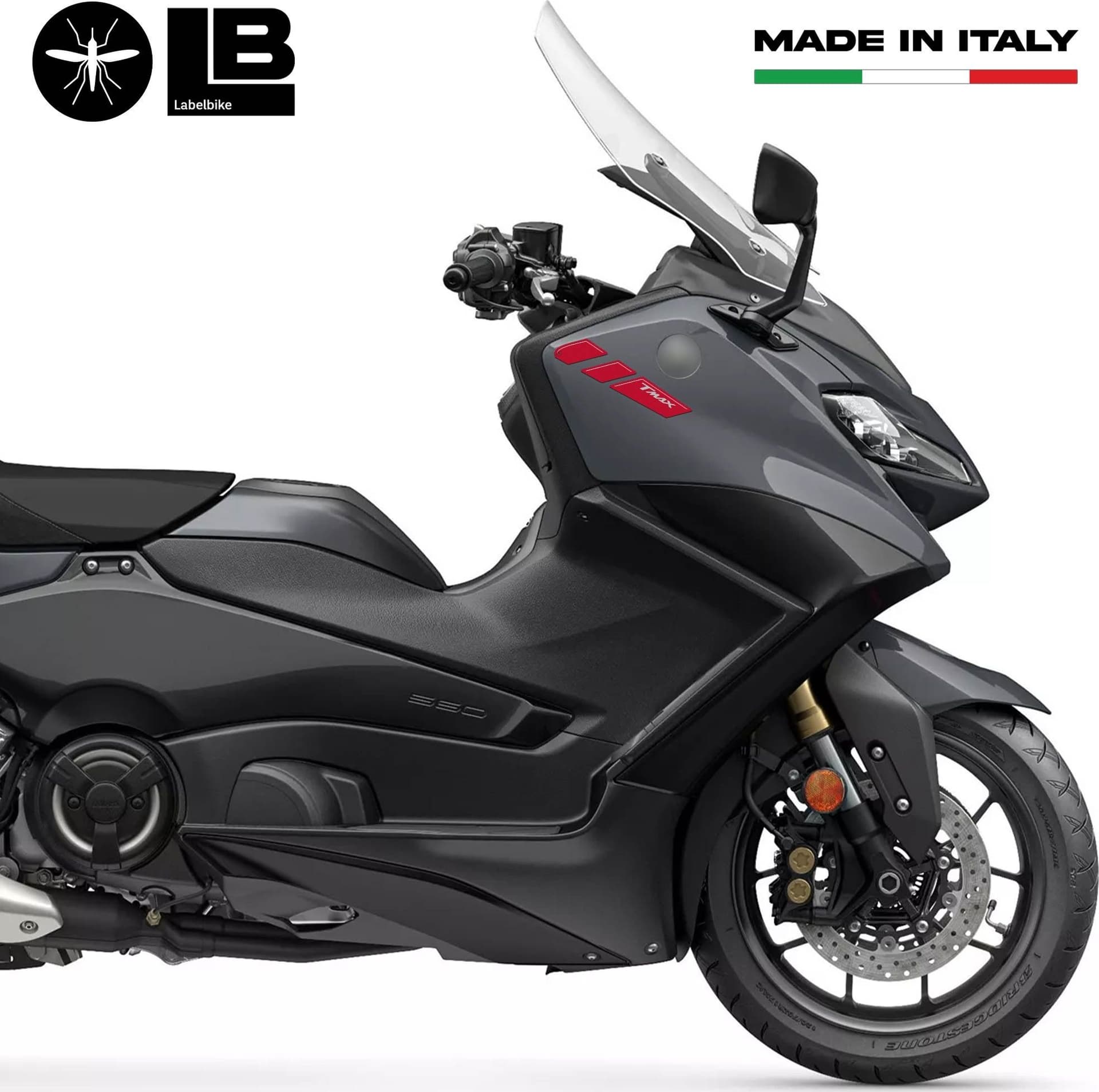 Adesivi resinati gel 3D Protezione paraspigoli compatibili con Yamaha Tmax 2022 - 15