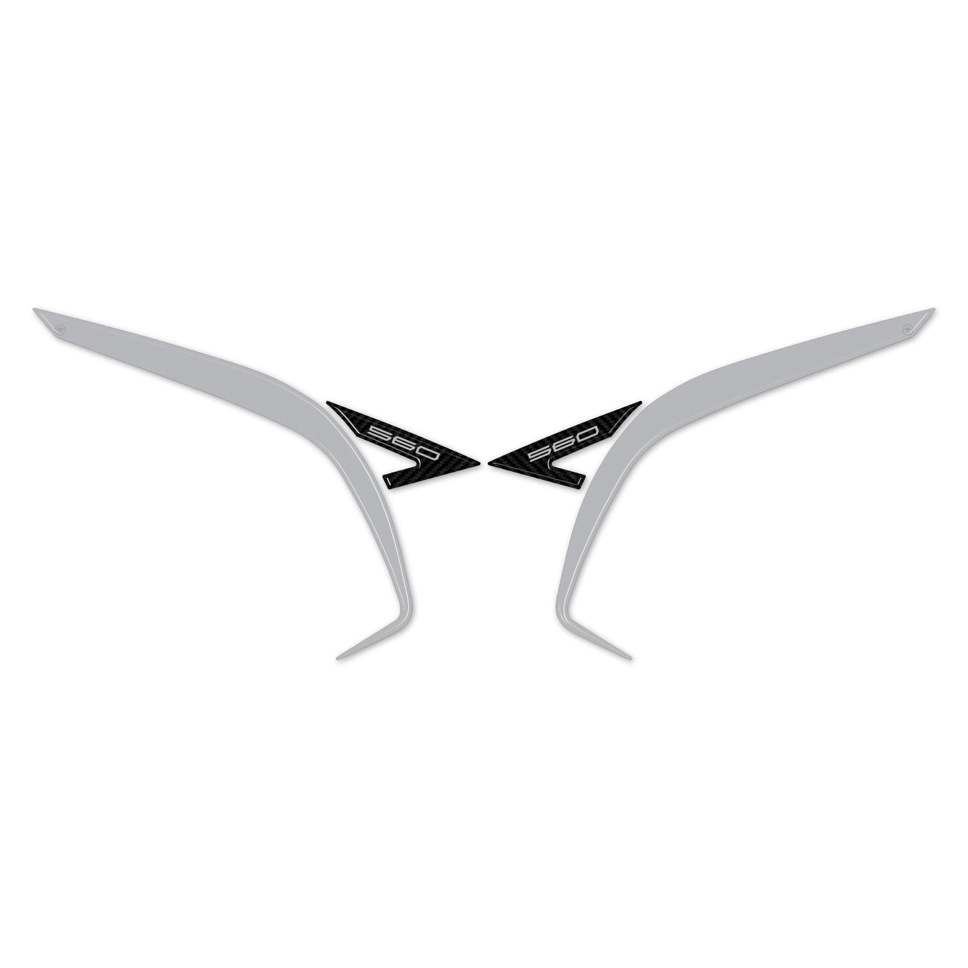 Adesivi resinati 3D paraspigoli codone scooter compatibili con Yamaha Tmax 2022-2025 - 14