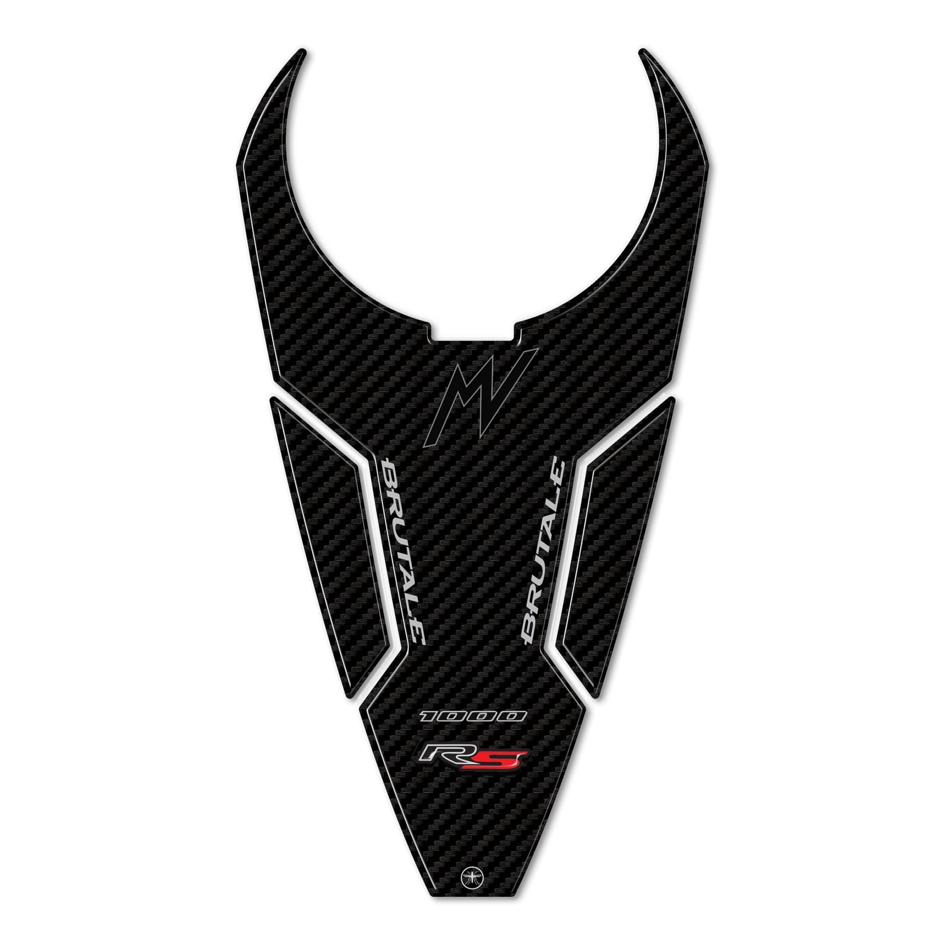 Adesivo 3D Paraserbatoio serbatoio moto compatibile con Mv Agusta Brutale 1000RS - 4