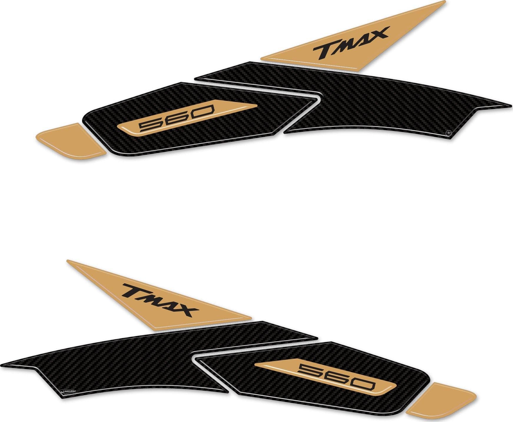 Kit adesivi in resina gel 3D per boomerang compatibili con Yamaha Tmax 2022-2025 - 22