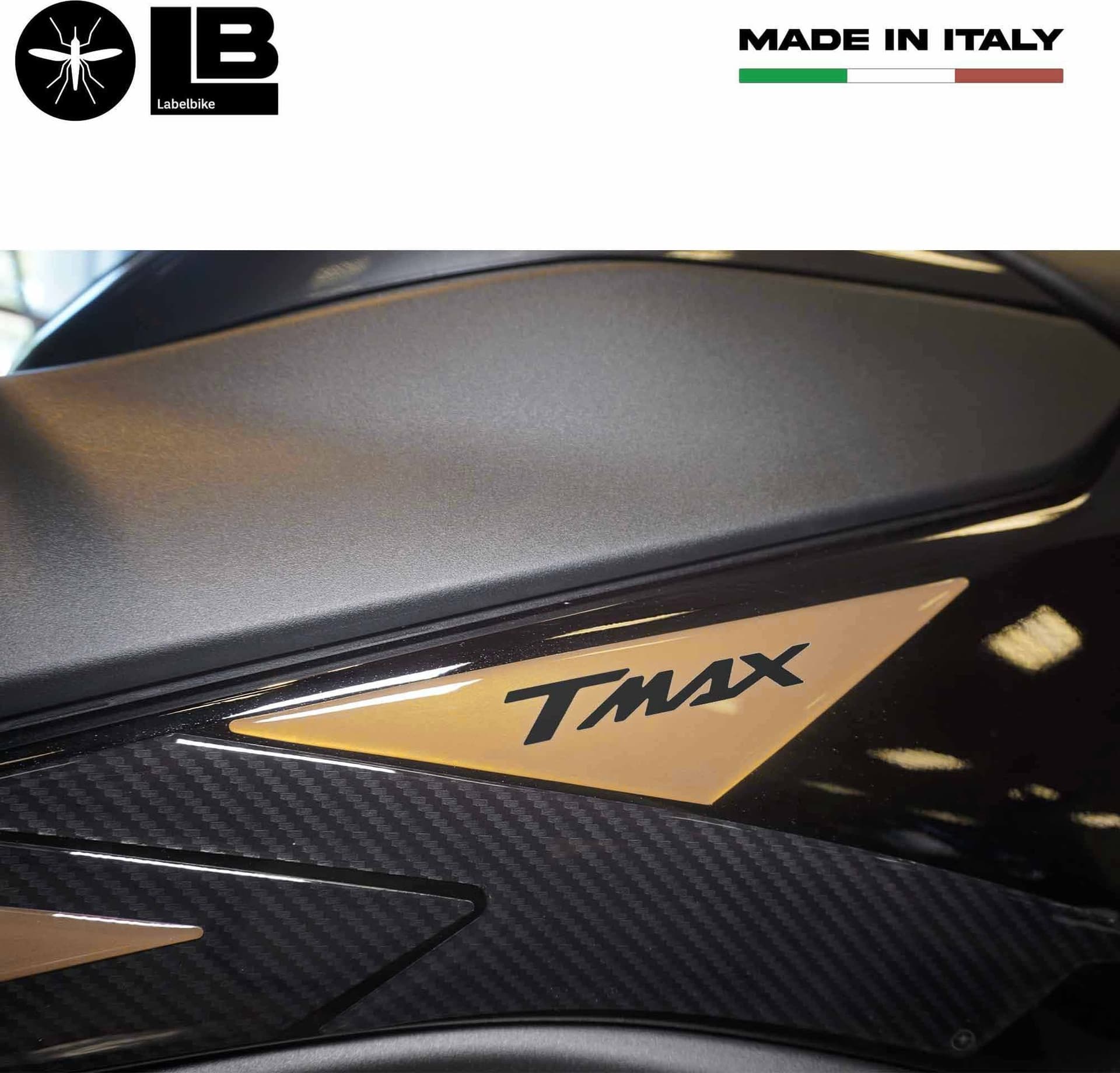 Kit adesivi in resina gel 3D per boomerang compatibili con Yamaha Tmax 2022-2025 - 25