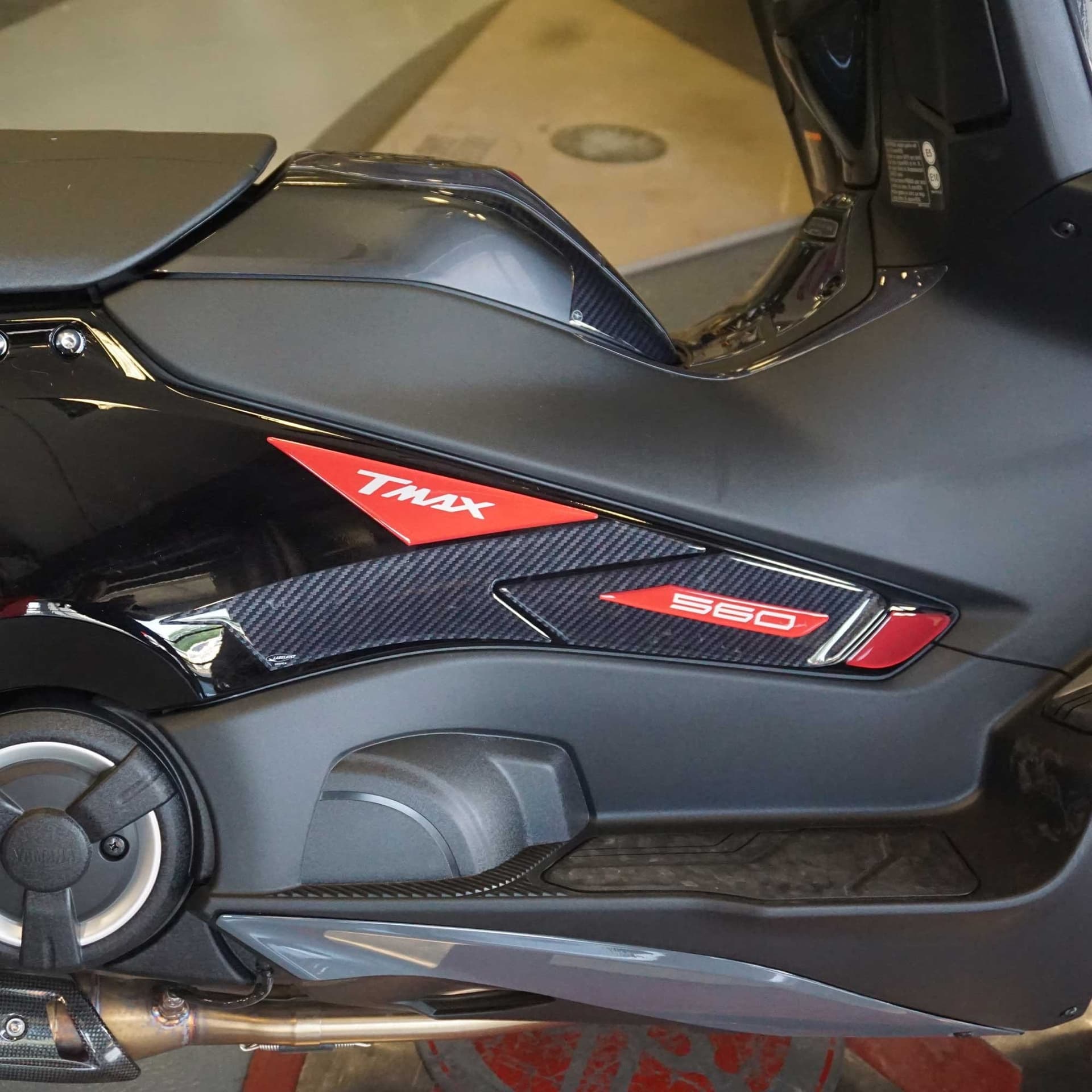 Kit adesivi in resina gel 3D per boomerang compatibili con Yamaha Tmax 2022-2025 - 26