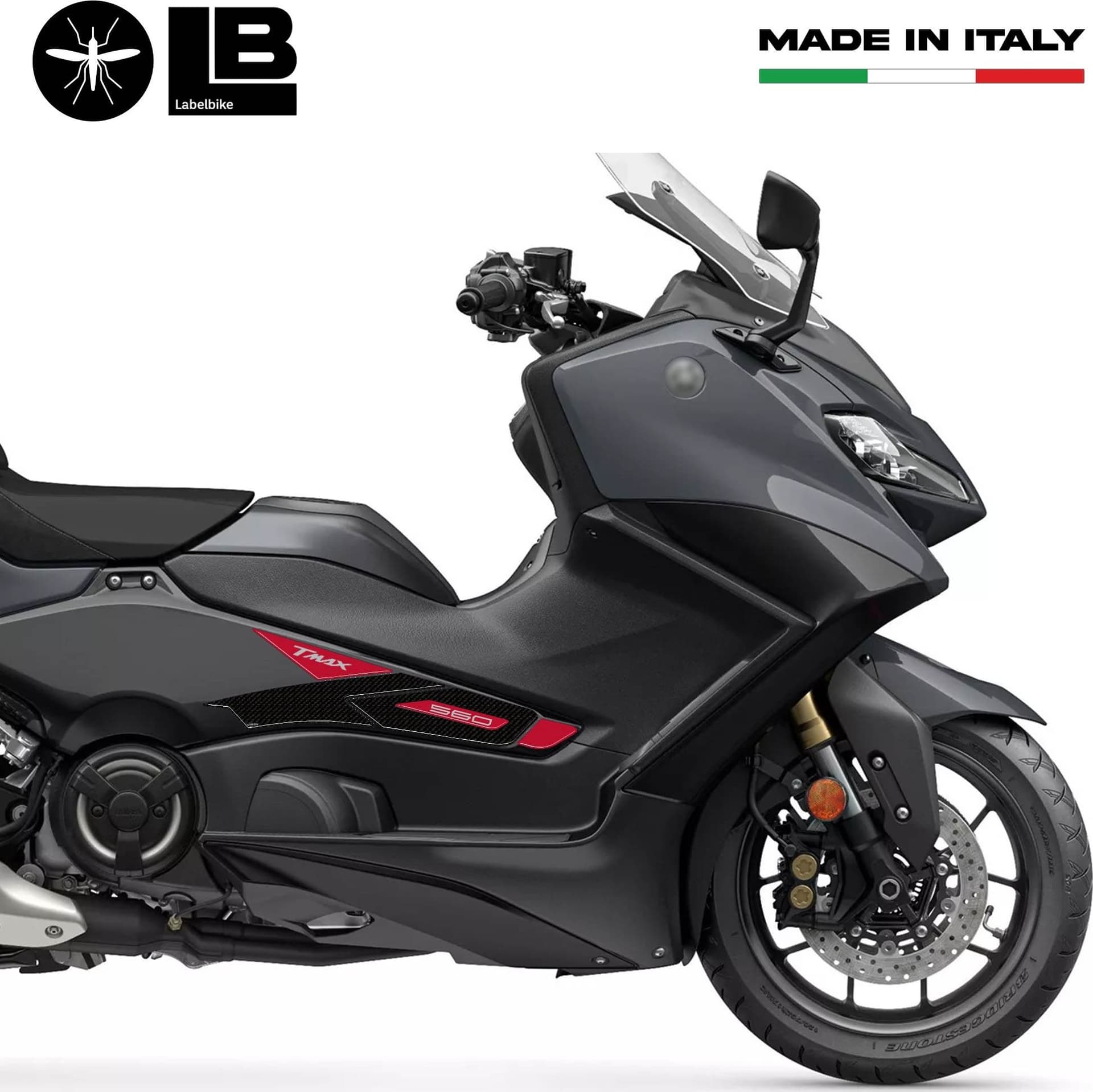 Kit adesivi in resina gel 3D per boomerang compatibili con Yamaha Tmax 2022-2025 - 28