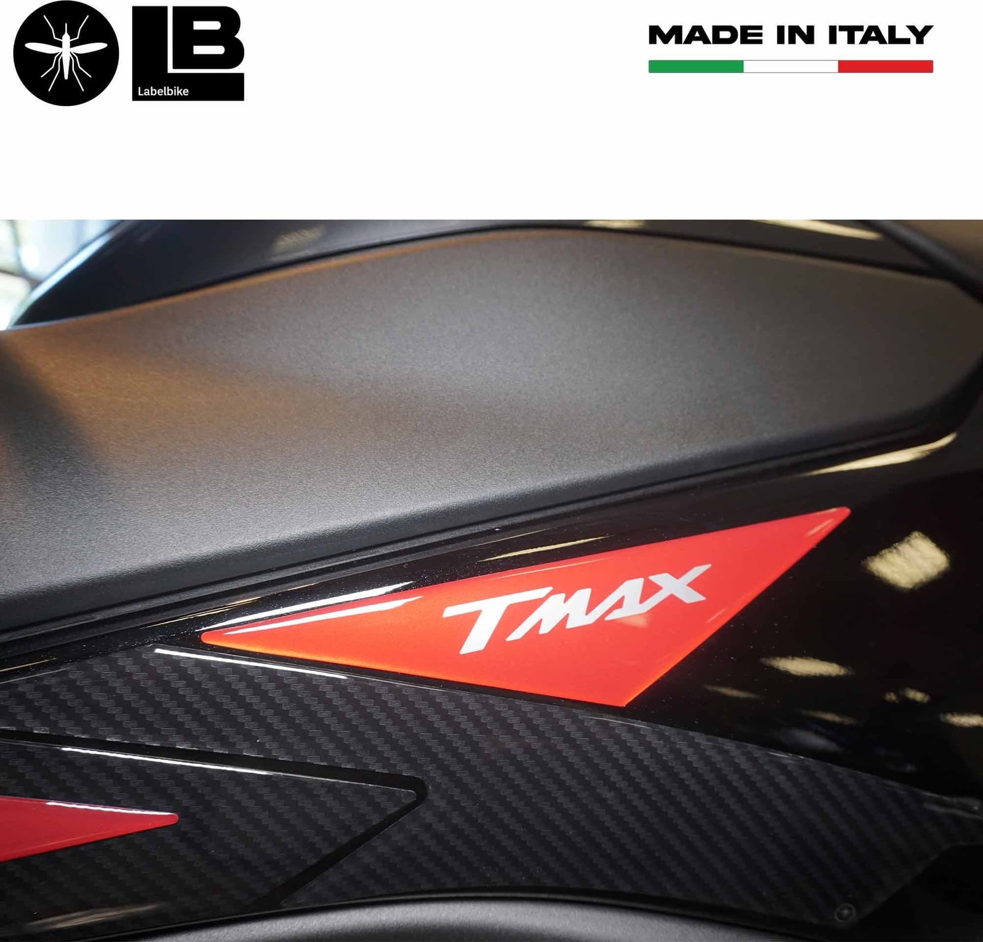 Kit adesivi in resina gel 3D per boomerang compatibili con Yamaha Tmax 2022-2025 - 30