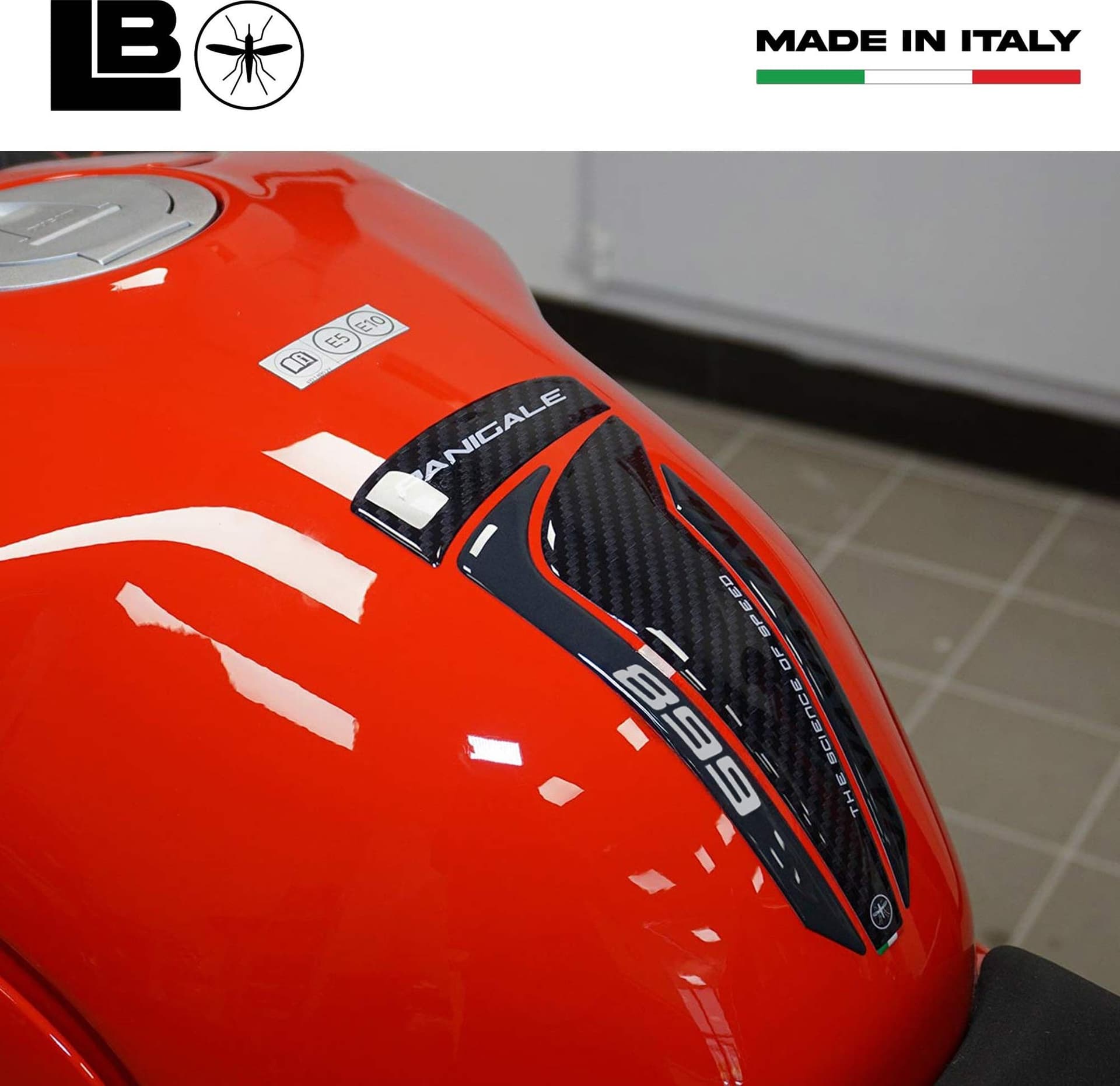Paraserbatoio moto Adesivo 3D compatibile con Ducati Panigale 899 2013-2015 - 4