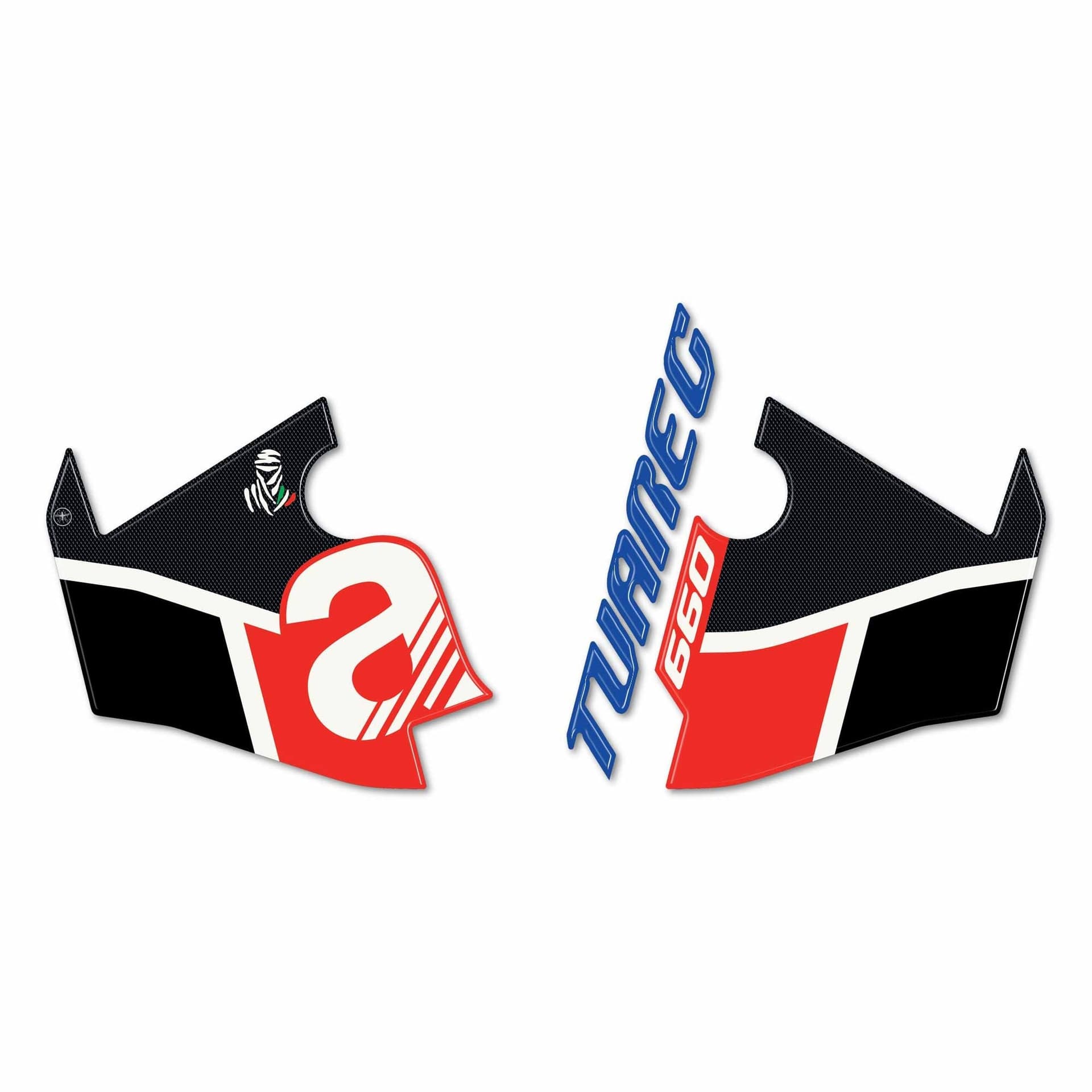Protezione Cupolino Adesivi 3D compatibili con Aprilia Tuareg 660 Podium - 2