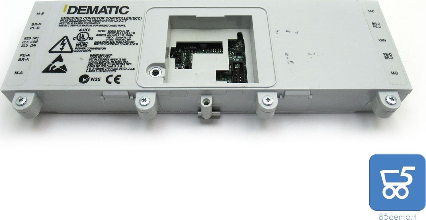 Dematic K041923BAA ECC Controller Trasportatore a Rulli motorizzato 48/24 VDC – elettronica