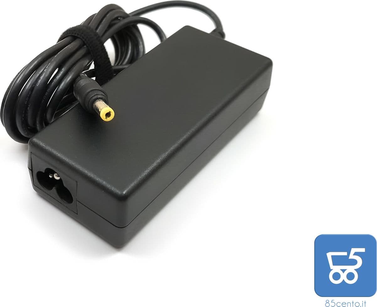 Caricabatterie Alimentatore ORIGINALE HP 65W 18.5V 3.5A Spinotto 4.8mm x 1.7mm Usato – giallo