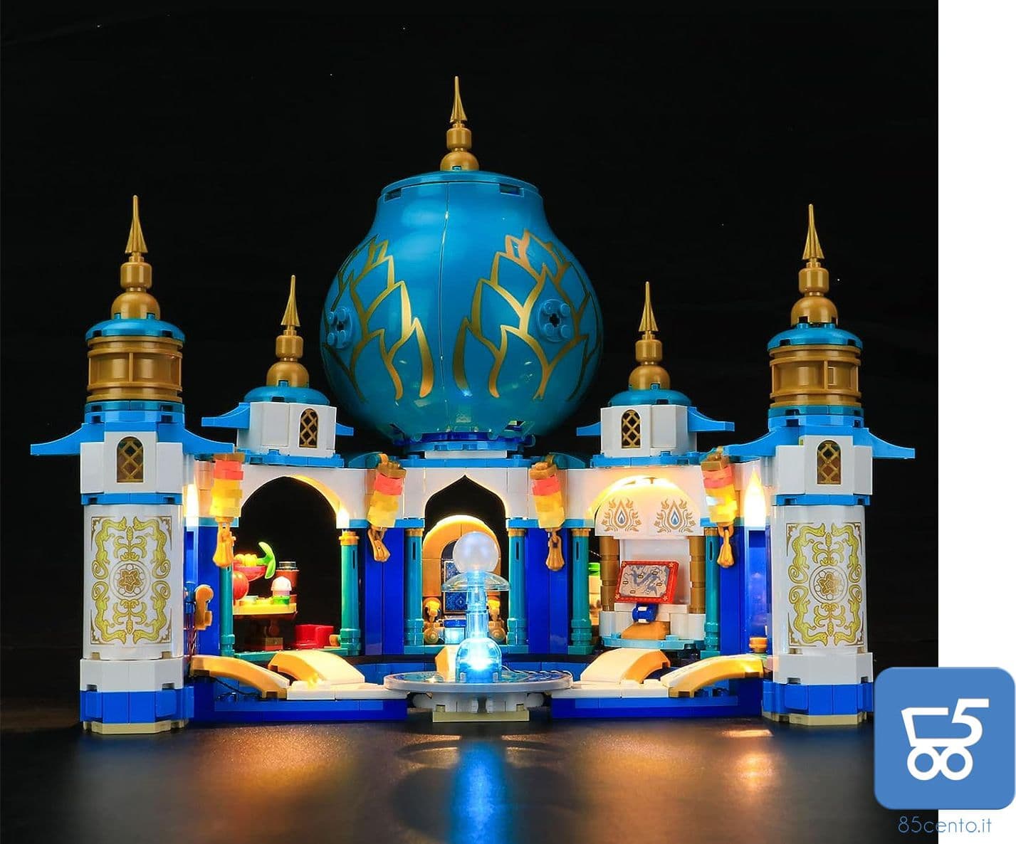 BRIKSMAX Kit di Illuminazione a LED per Disney Raya And The Heart Palace 43181 LEGO NON INCLUSI – giocattolo