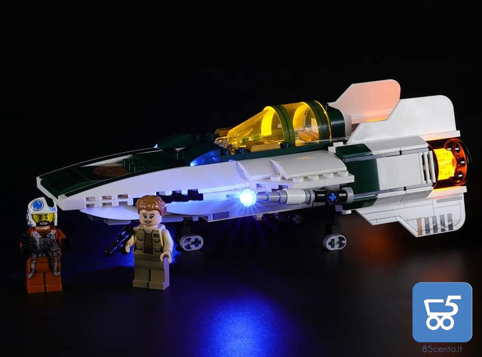 BRIKSMAX Kit di Illuminazione a LED per Resistance A-Wing Starfighter 75248 LEGO NON INCLUSI – giocattolo
