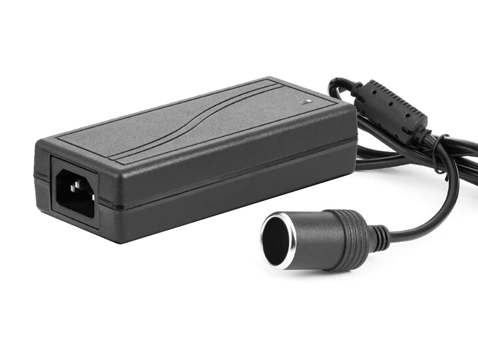 Alimentatore da Casa a Auto, Adattatore AC 110V-220V a DC 12V 5A con Presa Accendisigari – grigio