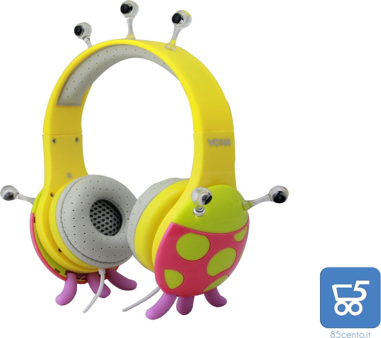 Cuffie per Bambini Monster Series 6-12 anni Jack 3,5mm 32Ω Limite Volume 90db - 5