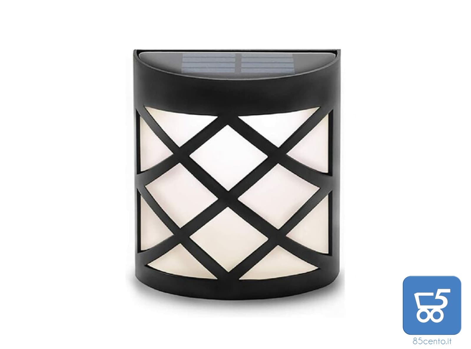 Lampada da Parete LED a energia Solare Impermeabile per recinzioni sentieri – ceramica