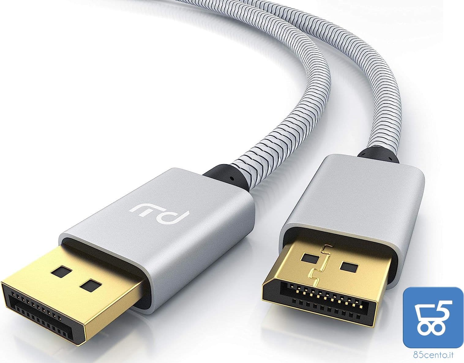 Primewire 1m Cavo DisplayPort 8k Audio Video Display Port DP to DP Alta qualitá 7680 x 4320 a 60 Hz - 3840 x 2160 a 120 Hz -