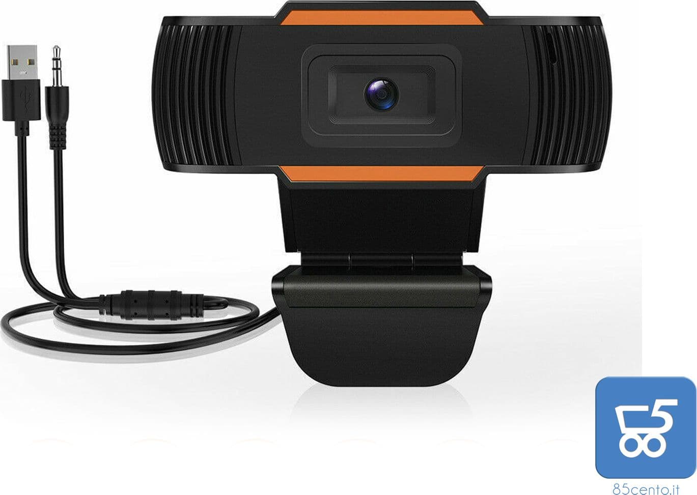 Webcam USB per PC Smart TV Con Audio Integrato Jack 3,5" 1280x720 25 FPS – elettronica
