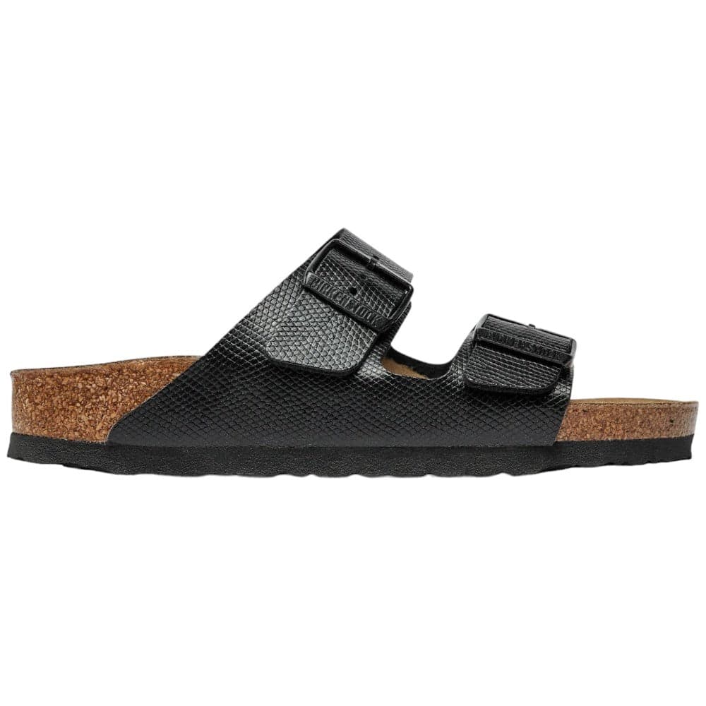 Birkenstock ciabatta Arizona hiny lizard black, Birko Flor Embossed 1027835 – 36, Nero – marrone