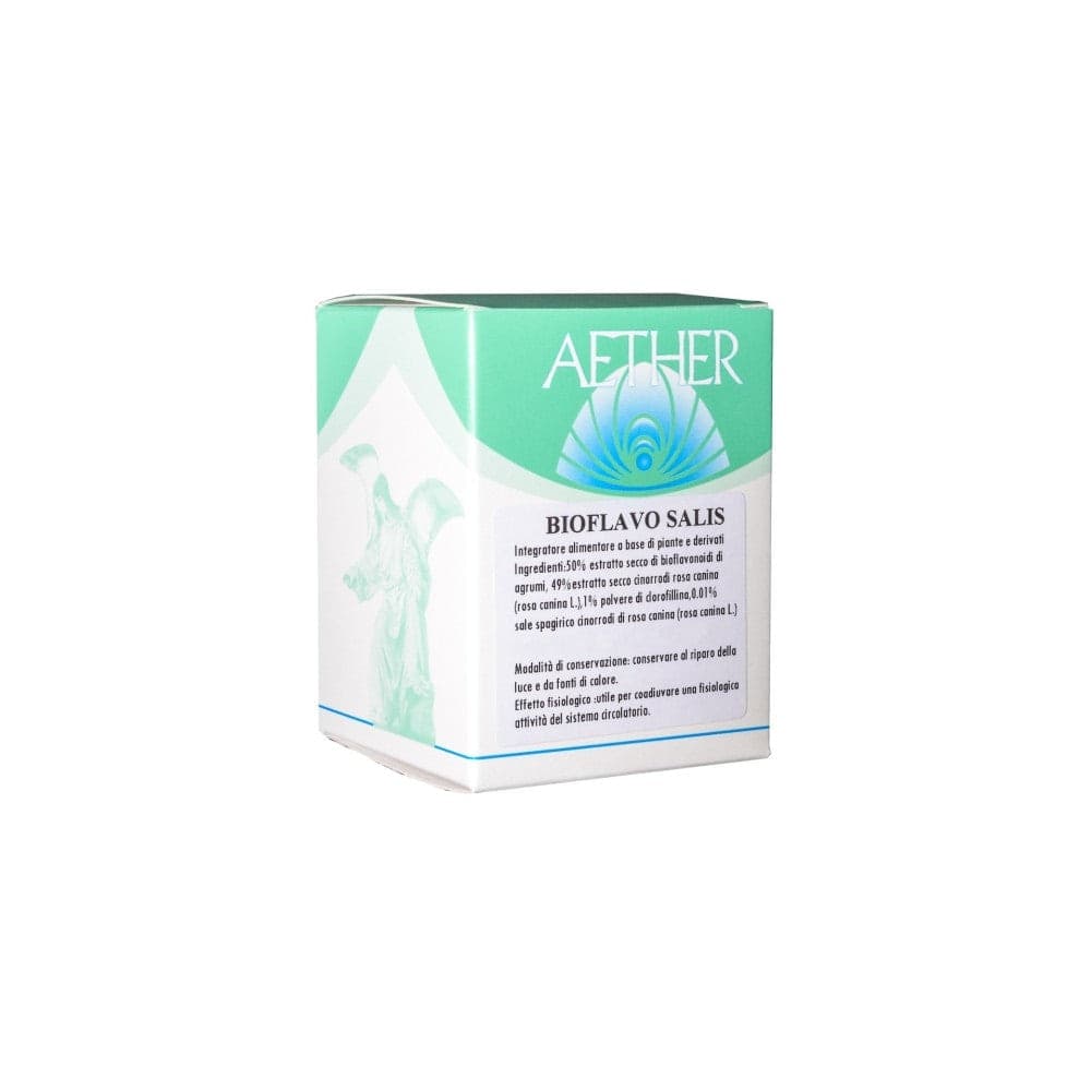 Bioflavo salis integratore alimentare a base di Bioflavonoidi, estratto Rosa Canina, Clorofillina, Sale Spagirico di Rosa Canina - aether - 2