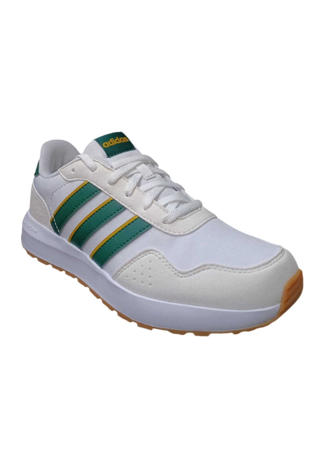 Scarpe sneakers Bambini e ragazzi adidas RUN 60s  bianco-verdone-giallo dal 28 al 35 velcro dal 36 al 40 laccio in Sneaker casual Scarpetteria Gica - Trani, commercioVirtuoso.it
