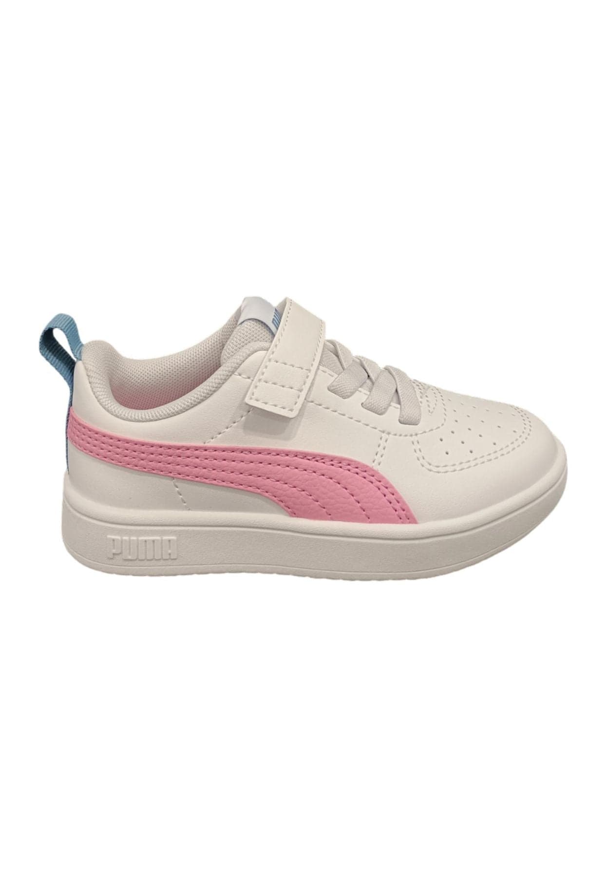 Scarpe sneakers Unisex bambini PUMA RICKIE bianco-rosa laccio elastico e velcro in Ballerine Scarpetteria Gica - Trani, commercioVirtuoso.it
