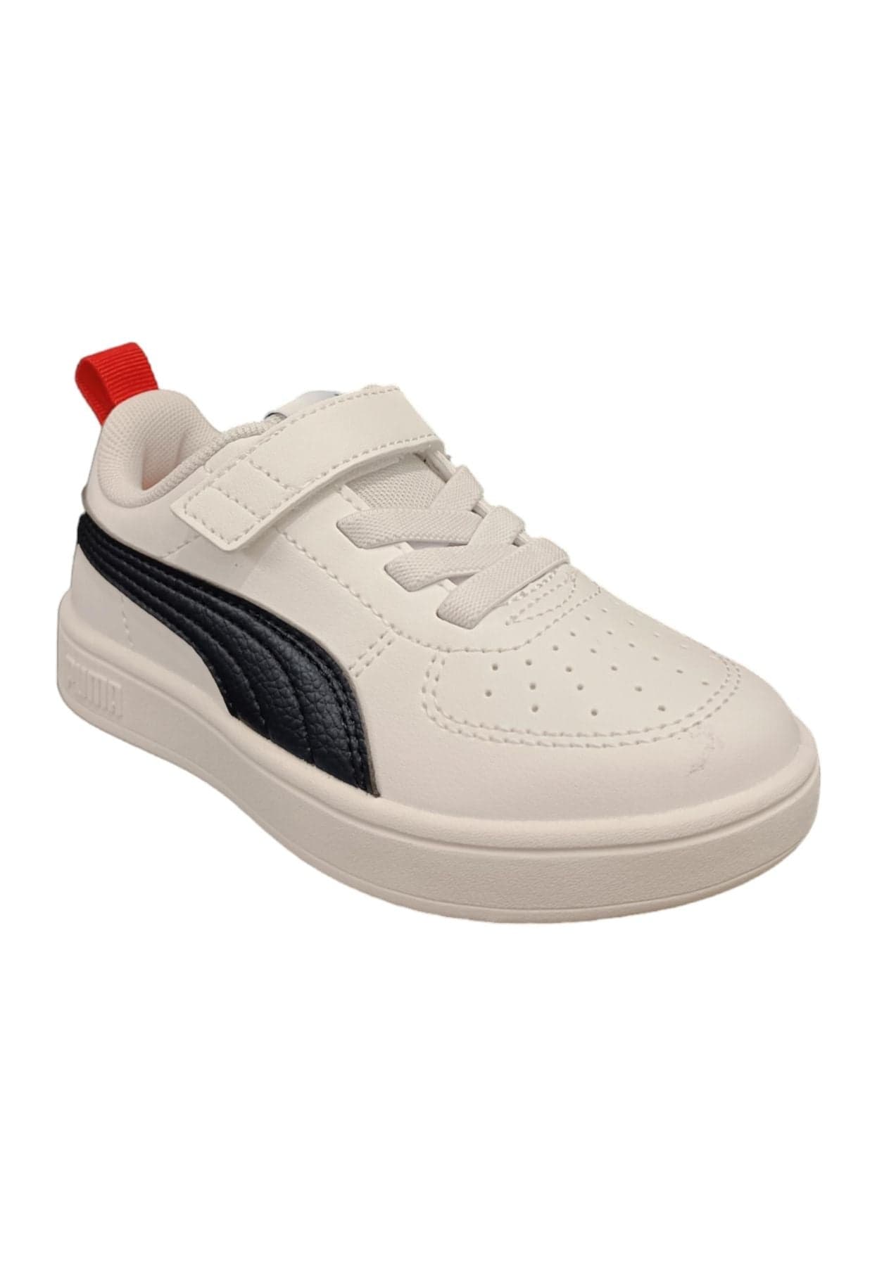 Scarpe sneakers Unisex bambini PUMA RICKIE bianco-rosa laccio elastico e velcro in Ballerine Scarpetteria Gica - Trani, commercioVirtuoso.it