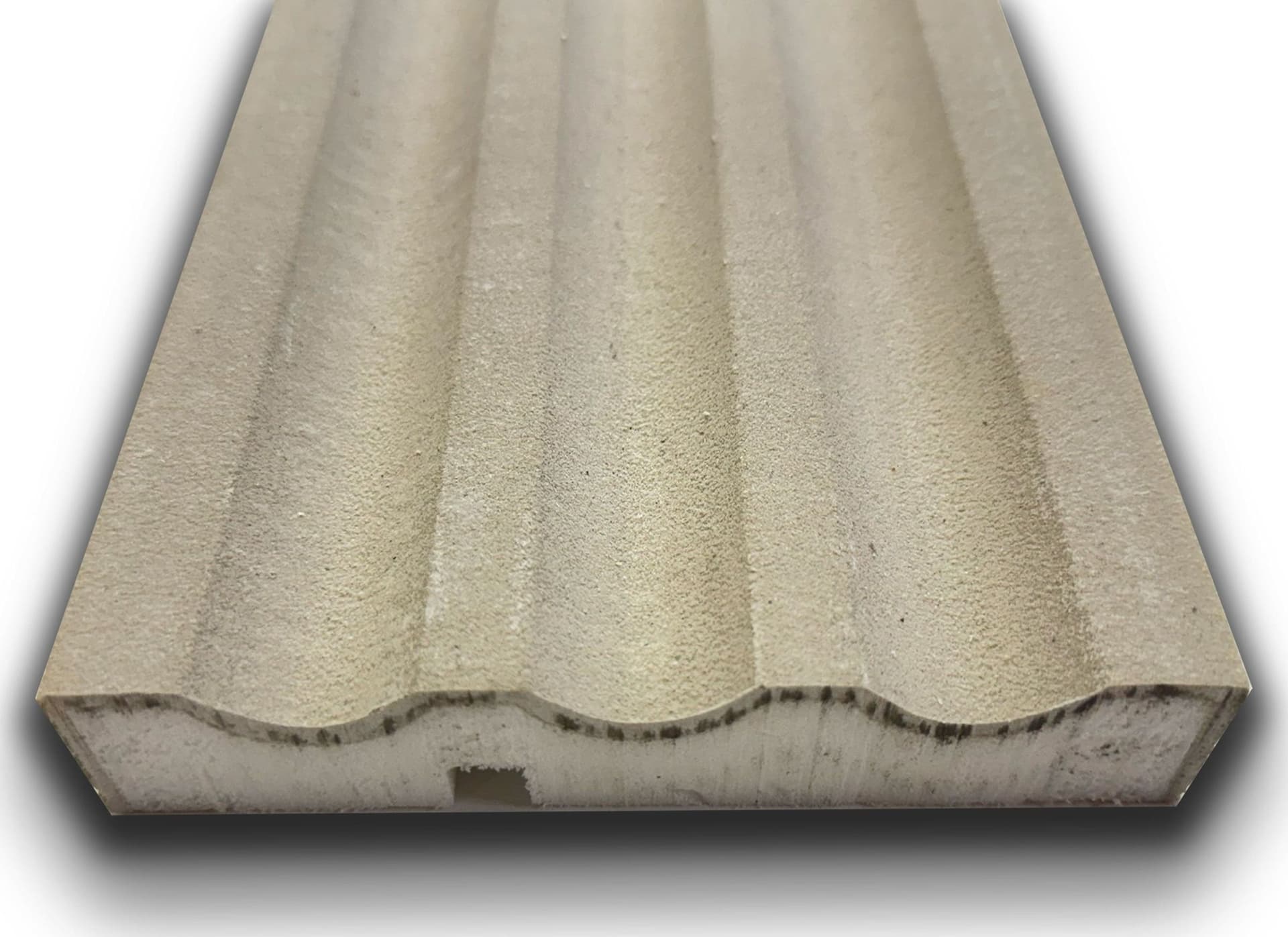 €11,99ml *** STOCK *** Pacco da 16ml di cornice decorativa in XPS Resinata per esterno 14,5x3x200cm PD123 - 2