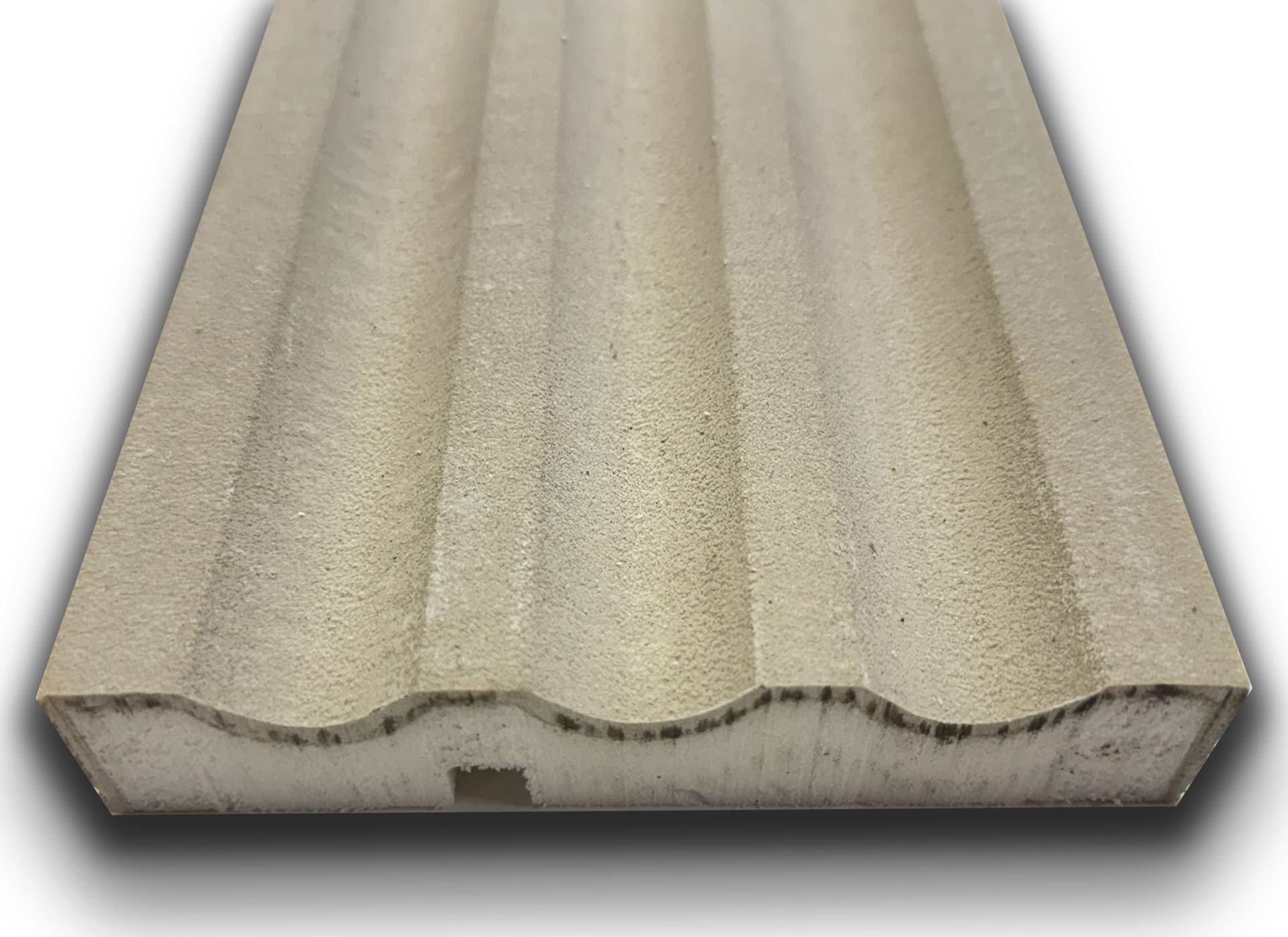 €11,99ml *** STOCK *** Pacco da 16ml di cornice decorativa in XPS Resinata per esterno 14,5x3x200cm PD123 - 2