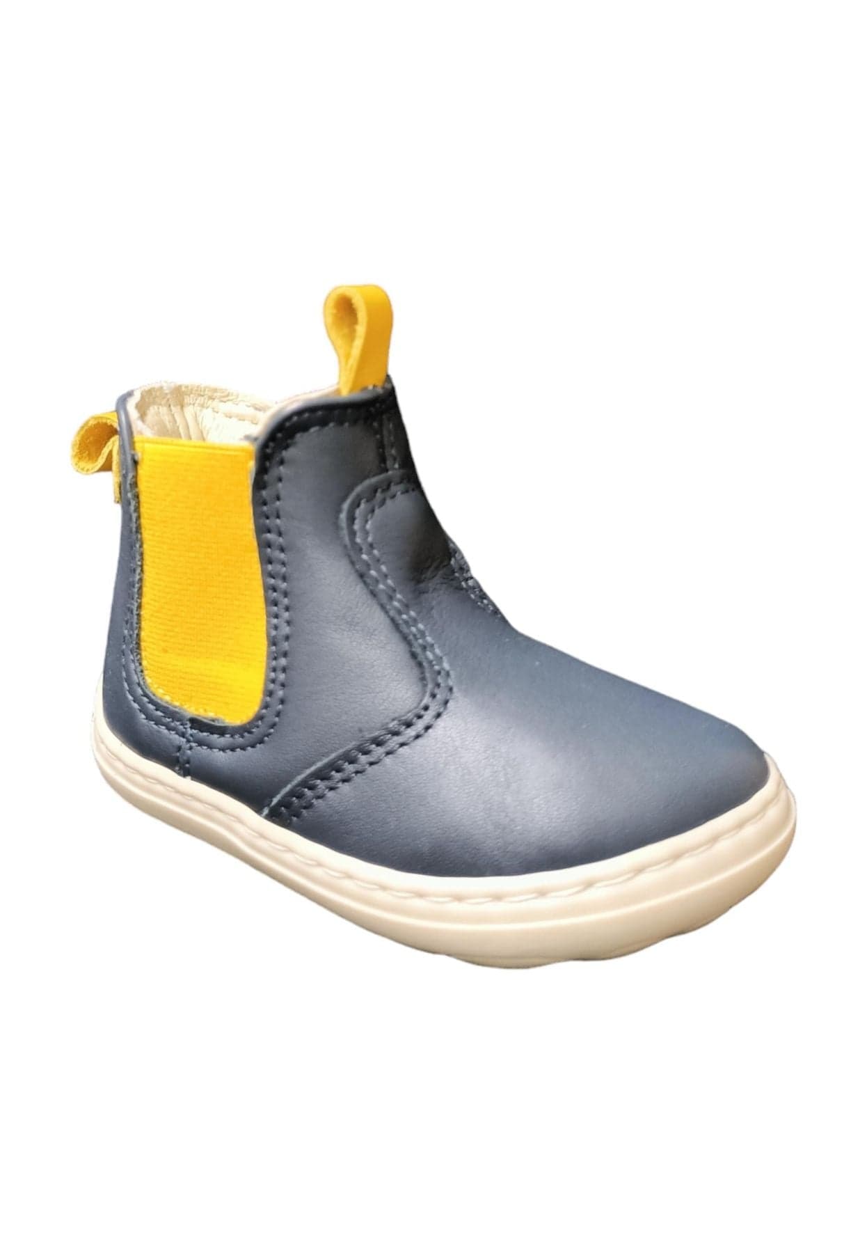 Stivaletti bambino Balducci Cita blu giallo pelle - Primi passi Made in Italy in Stivali Scarpetteria Gica - Trani, commercioVirtuoso.it