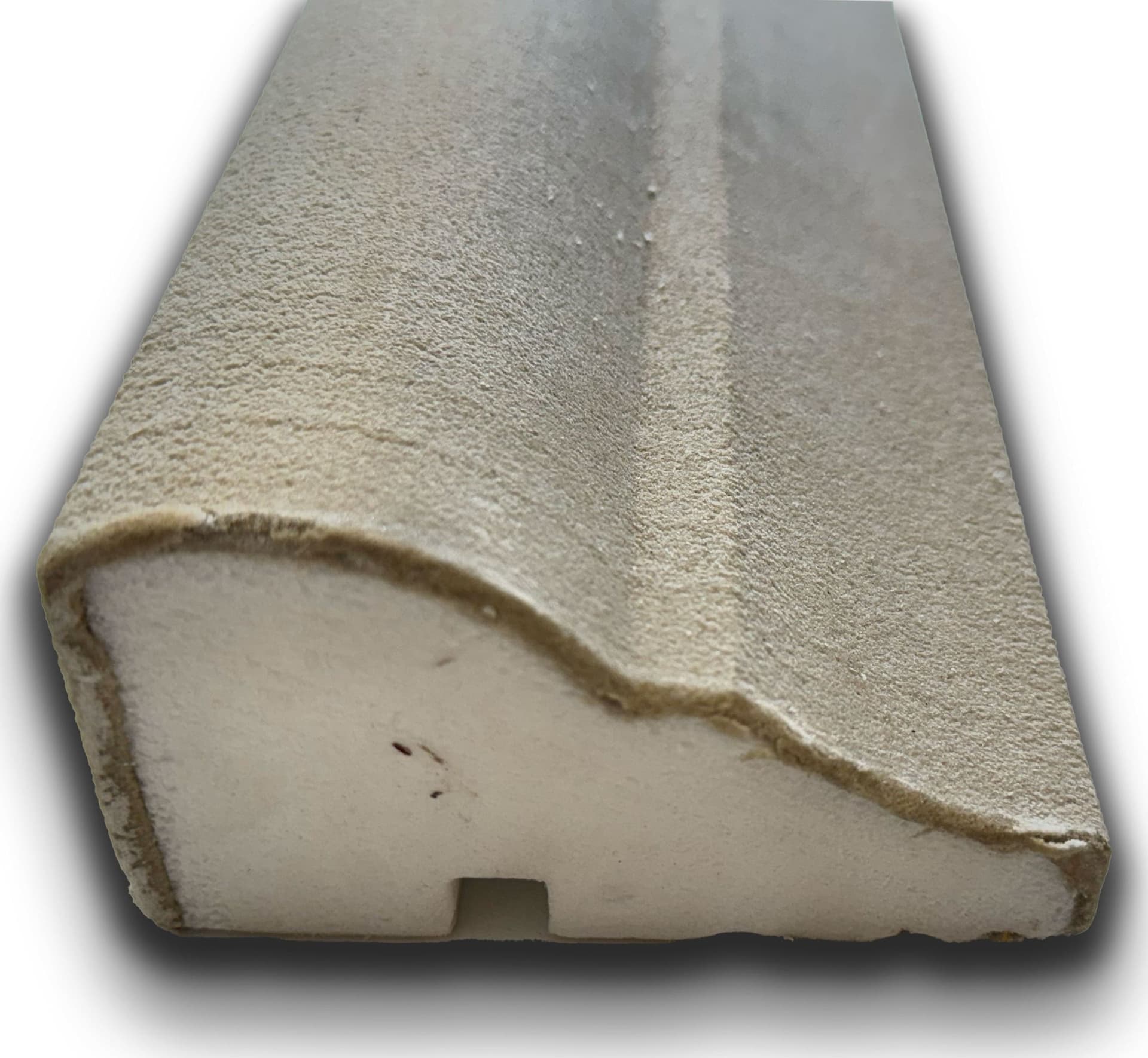 €11,99ml *** STOCK *** Pacco da 26ml di cornice decorativa in XPS Resinata per esterno 10,5X5,5X200cm PD074 - Eternal Parquet