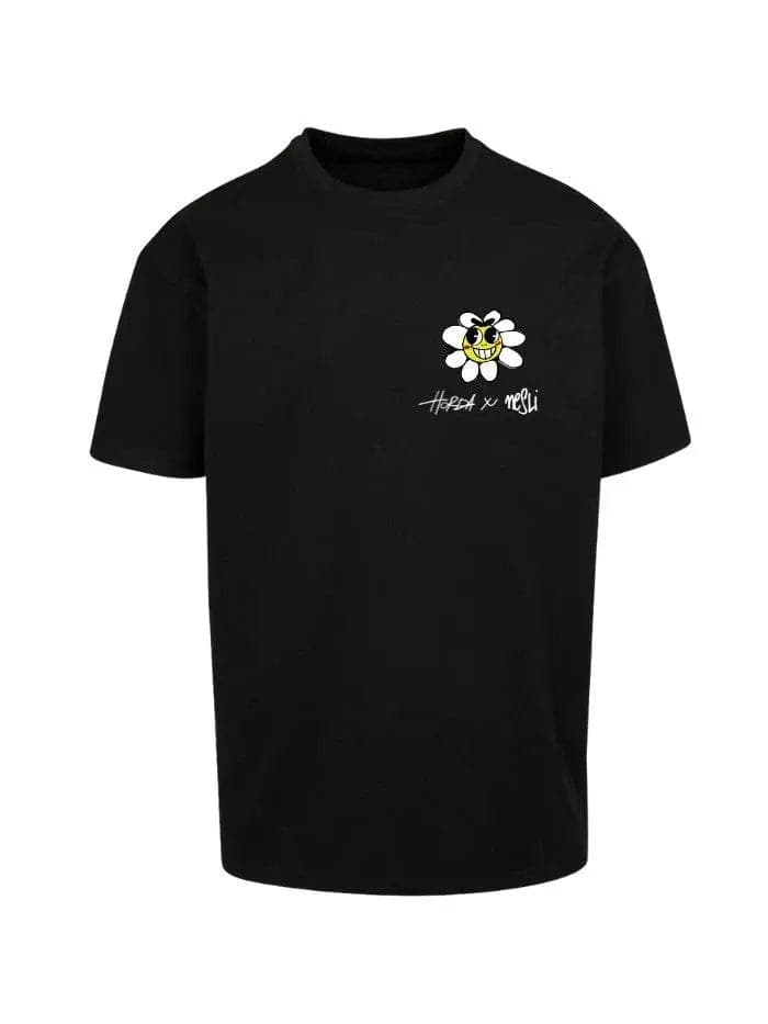 T-shirt Nesli 100% cotone in collaborazione tra Horda Brand e Nesli nera - 2