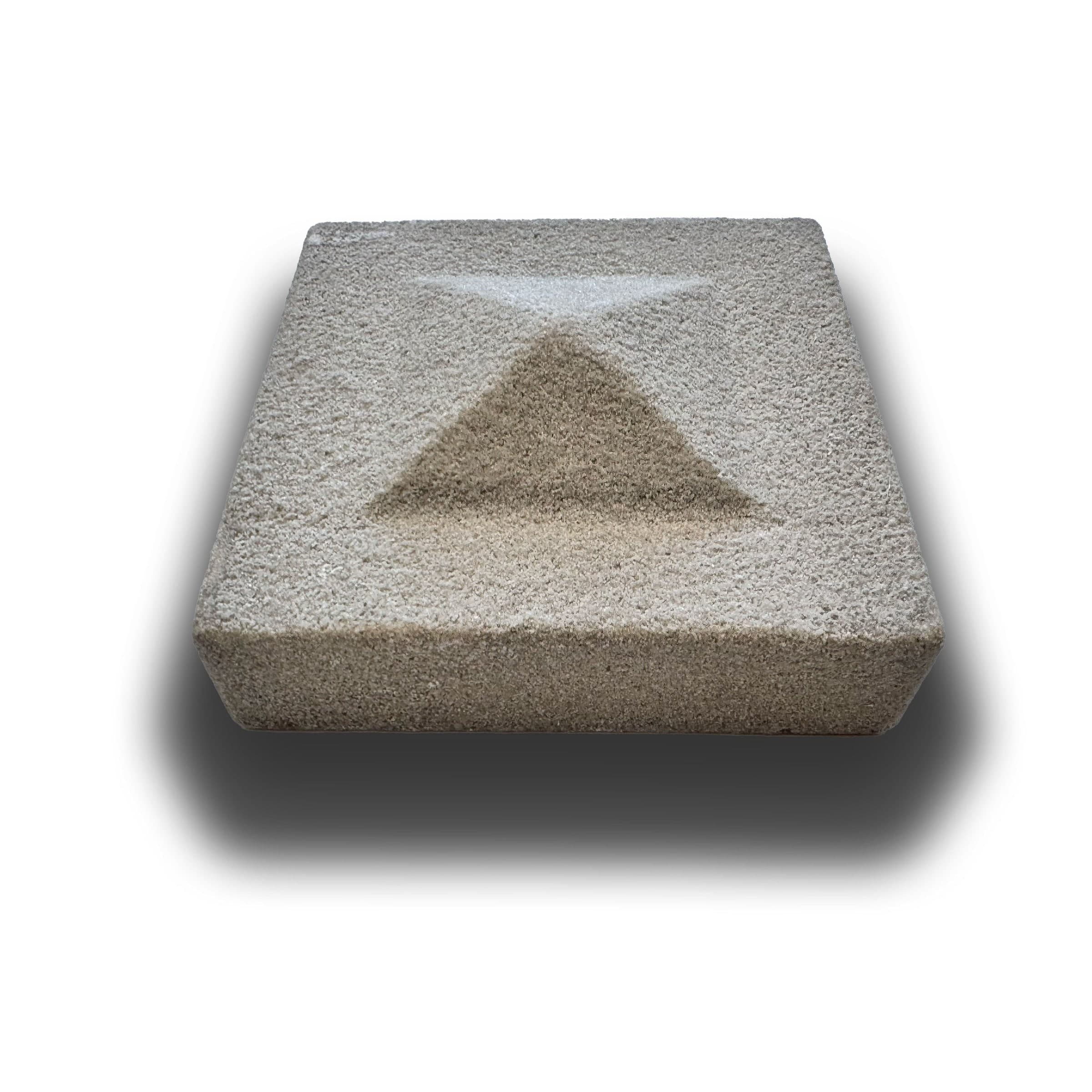 12,99pz *** STOCK *** Fregio capitello cimasa per esterno in xps resinati 15x15x3cm PD054-15 - 3