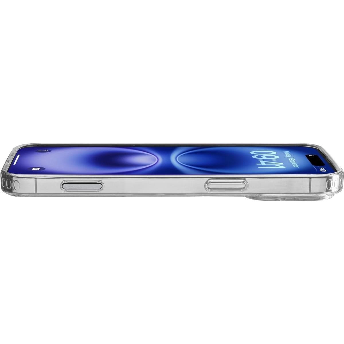 cover iphone 16 plus trasparenterigida con bordi in gomma per  un’elevata protezione dello smartphone. - 2