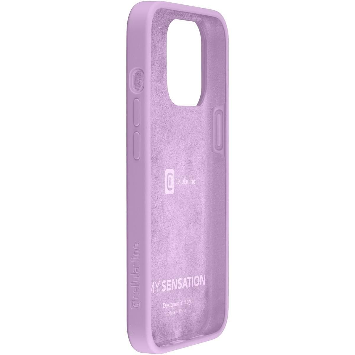 cover soft touch iphone 16 pro pink nera - 2