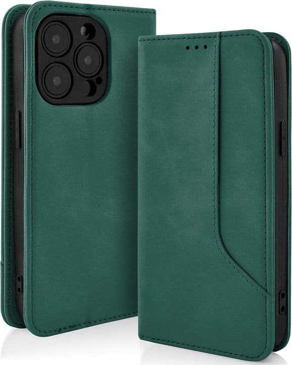 custodia a libro oppo a18 / A38 con porta carte di credito chiusura magnetica VERDE
