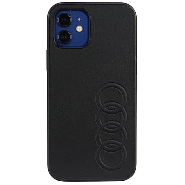 cover audi iphone 12 / 12 pro nera