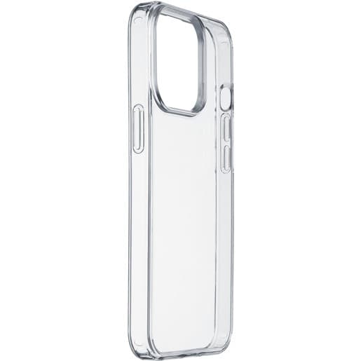 cover iphone 15 pro trasparenterigida con bordi in gomma per  un’elevata protezione dello smartphone.