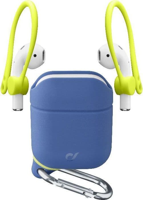 custodia dynamic airpods 1 & 2 blu