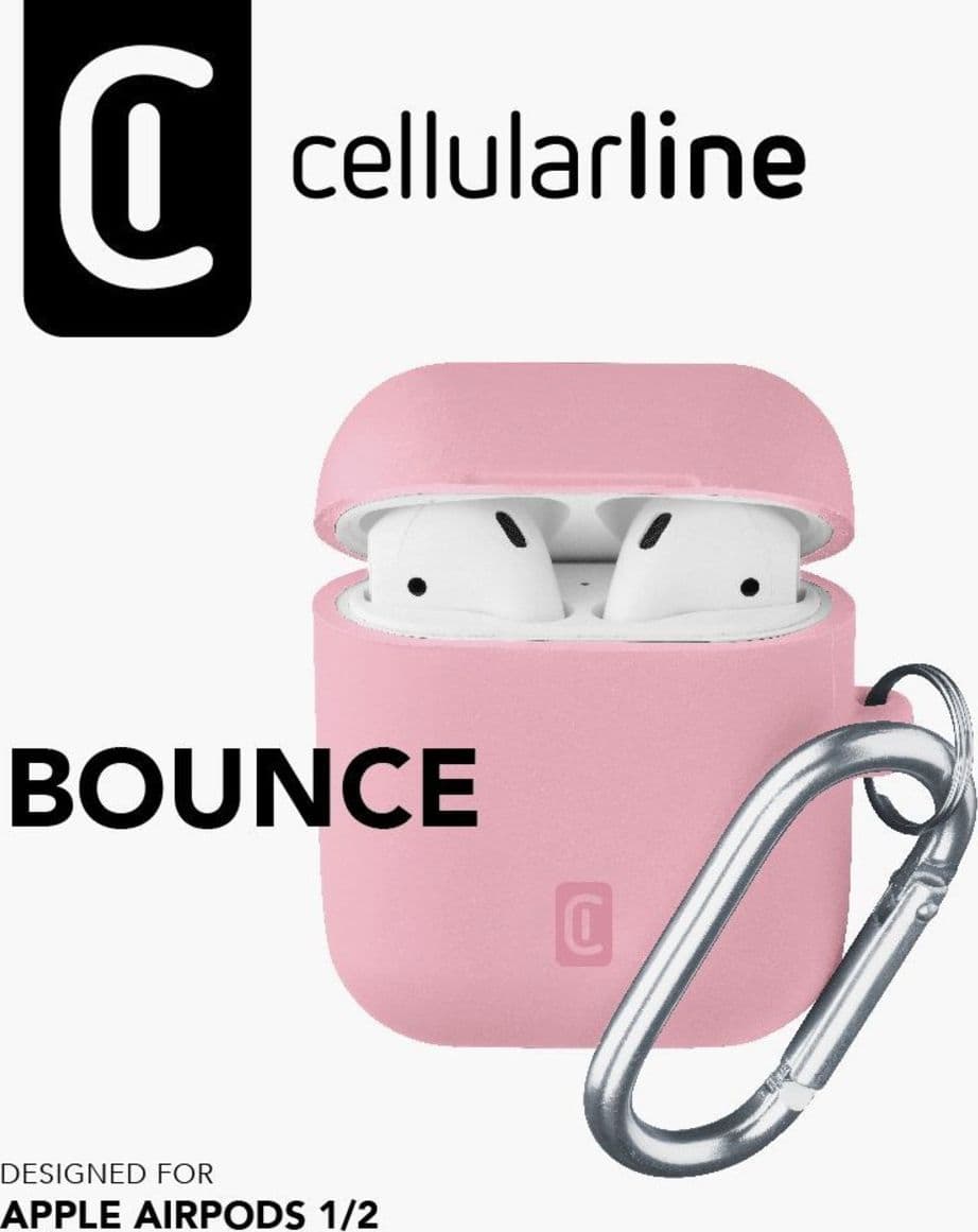 custodia bounce airpods 1 & 2 rosa - 3
