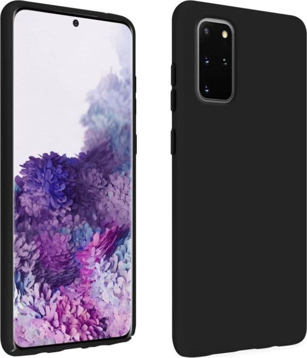 cover in silicone per samsung s20  plus black
