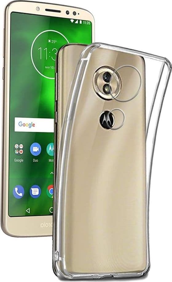 custodia in tpu per moto g6 play trasparente - 2