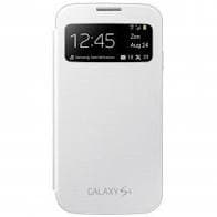 flip cover view samsung galaxy s 4 white