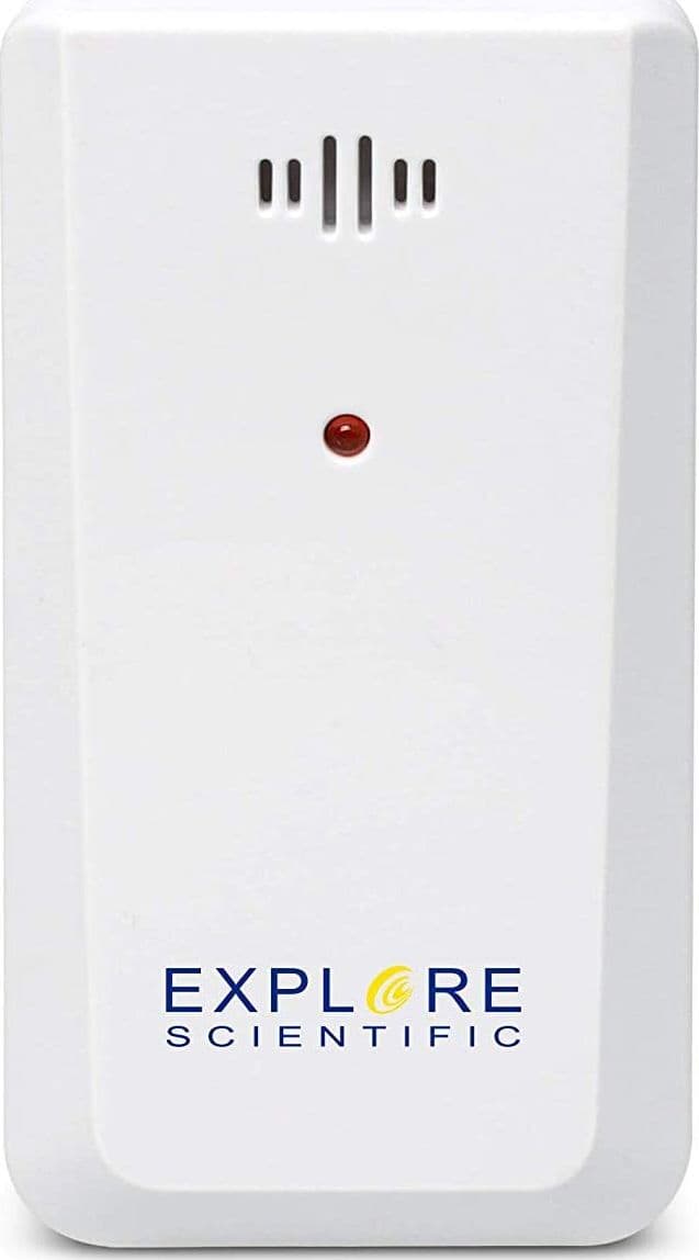 orologio radiocontrollato con allarme.retrolluminato con sfondo blu, temperature e umidità interna/esterna supporta fino a 3 sen - 5