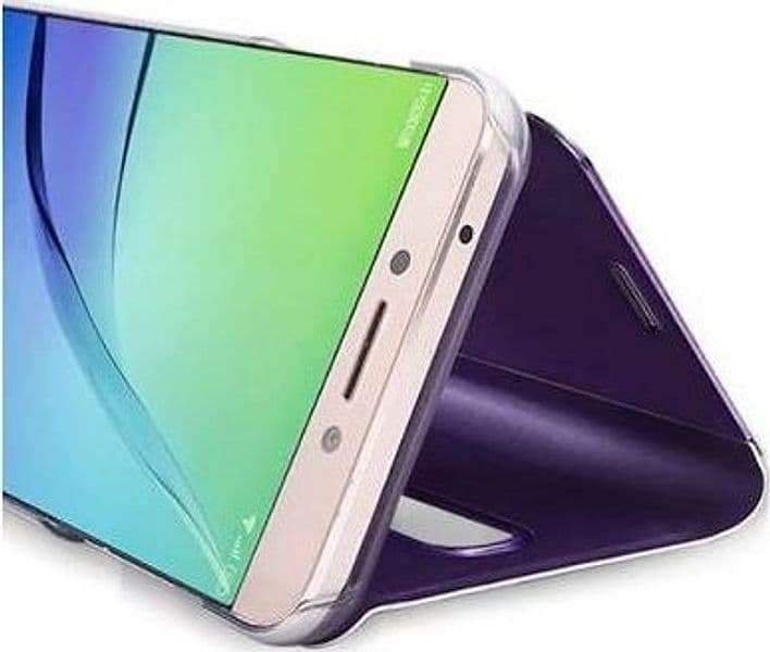 custodia a libro samsung clear view A31 blu - 2